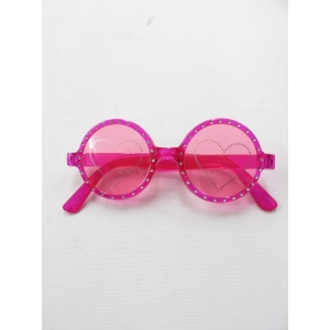 Disco Glasses Pink Heart Glasses - Party lasses Novelty Glasses